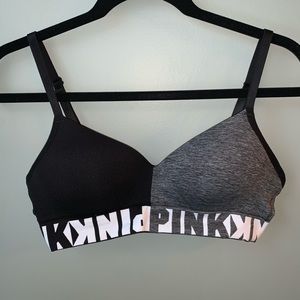 Pink Sports Bra